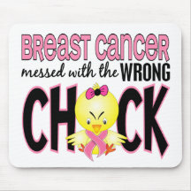 Breast Cancer Messed With The Wrong Chick Mouse Mats