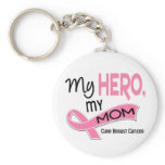 Breast Cancer MY HERO, MY MOM 42 keychains