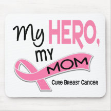 Breast Cancer MY HERO, MY MOM 42 Mouse Pad