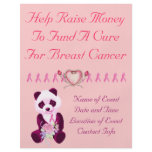 Breast Cancer Panda Bear flyers