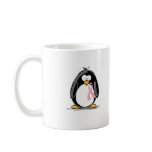 Breast Cancer Penguin Mugs