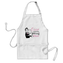 Breast Cancer Picked The Wrong Diva Apron
