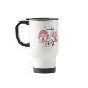 Breast Cancer Pink Poodles Together 2 mugs