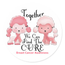 Breast Cancer Pink Poodles Together 2