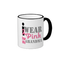 BREAST CANCER PINK RIBBON Grandma Mug