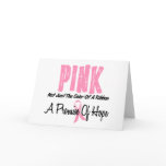Breast Cancer Pink Ribbon Symbol of Hope cards