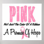 Breast Cancer Pink Ribbon Symbol of Hope Posters