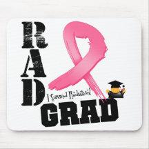 Breast Cancer Radiation Therapy RAD Grad Mouse Pads