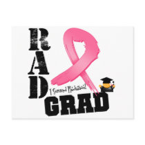 Breast Cancer Radiation Therapy RAD Grad Post Card