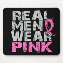 Breast Cancer Real Men Wear Pink Mouse Mats