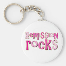 Breast Cancer Remission Rocks Key Chain