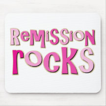 Breast Cancer Remission Rocks Mouse Mat
