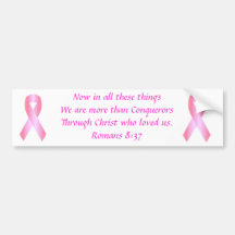 Breast Cancer Ribbon, Breast Cancer Ribbon, Now... Bumper Stickers