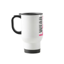 Breast Cancer Ribbon I Wear Pink Mum Mug