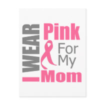 Breast Cancer Ribbon I Wear Pink Mum