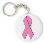 breast cancer ribbon keychain