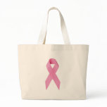Breast Cancer Ribbon Tote Bag