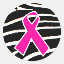Breast Cancer Round Sticker