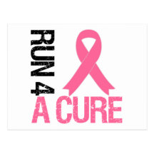 Breast Cancer Run 4 A Cure Post Card