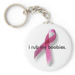 breast cancer stinks. keychains