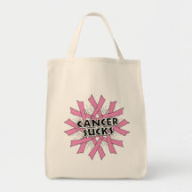 Breast Cancer Sucks Canvas Bag