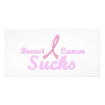Breast cancer sucks photo cards