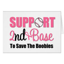 Breast Cancer Support 2nd Base Card