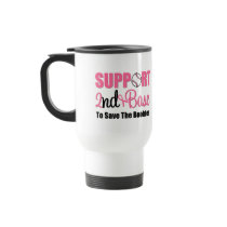 Breast Cancer Support 2nd Base Coffee Mugs