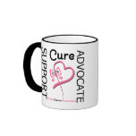 Breast Cancer Support Advocate Cure mugs