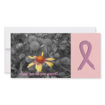 Breast Cancer Support Customisable Photo Card