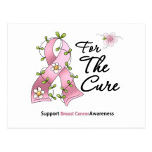 Breast Cancer Support For The Cure Postcards