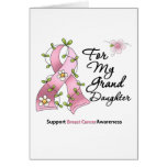 Breast Cancer Support Granddaughter Card
