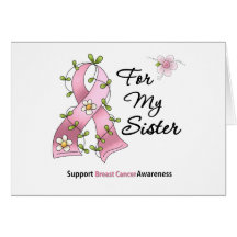 Breast Cancer Support Sister Card