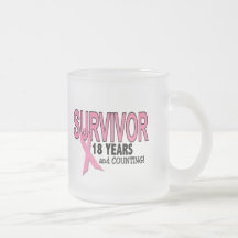 BREAST CANCER SURVIVOR 18 Years & Counting Mug