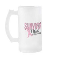 BREAST CANCER SURVIVOR 5 Years & Counting Mugs