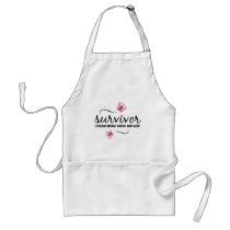 Breast cancer survivor apron