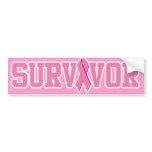 Breast Cancer Survivor bumper stickers