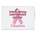 Breast Cancer Survivor Greeting Cards
