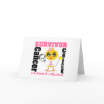 Breast Cancer Survivor Chick Ribbon cards