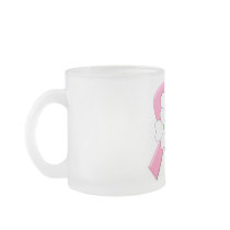 Breast Cancer Survivor Flower Ribbon Coffee Mugs