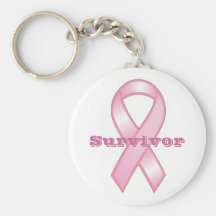 Breast Cancer Survivor Keychain