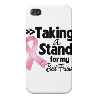 Breast Cancer Taking a Stand For My Best Friend iPhone 44S Covers