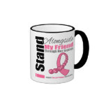 Breast Cancer Through Her Journey Friend Coffee Mugs