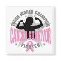 Breast Cancer Tough Survivor magnets
