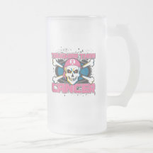 Breast Cancer Tougher Than Cancer Skull Coffee Mug