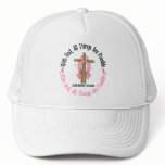 Breast Cancer WITH GOD CROSS 1 Trucker Hats