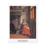 Breast-Feeding Mother By Pieter De Hooch postcards