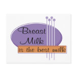 Breast Milk Is The Best Milk postcards