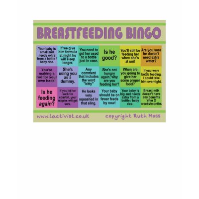 Breastfeeding Bingo Shirts