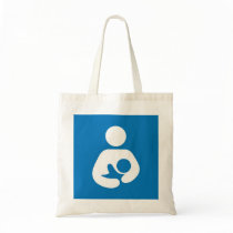 breastfeeding icon canvas bags
